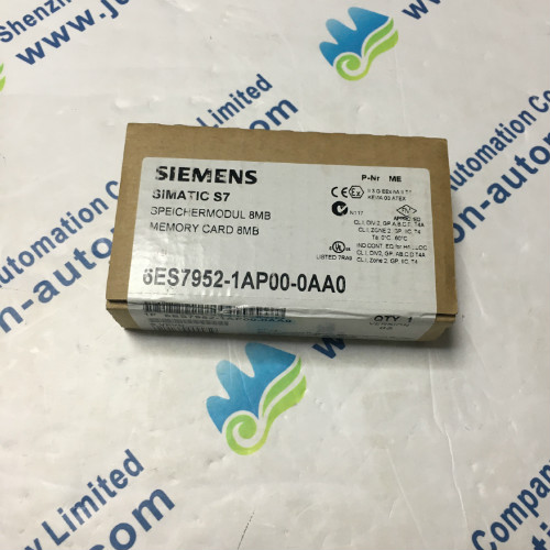 Siemens 6es7952-1ap00-0aa0 Simatic S7, cartão de memória RAM para S7-400, design longo, 8 mbyte