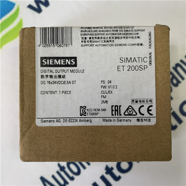 SIEMSNS 6ES7132-6BH00-0BA0 SIMATIC ET 200SP, módulo de saída digital